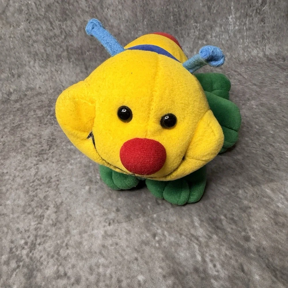 Vintage 1994 Plush Creations Caterpillar Baby Einstein Style HTF Stuffed Animal